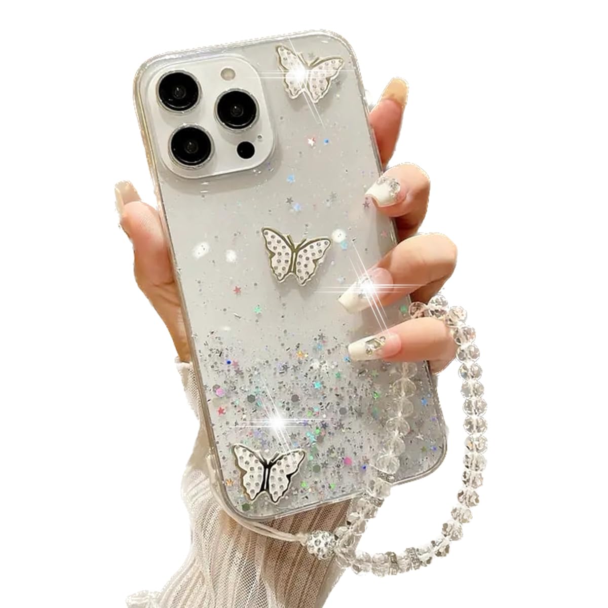 Amazon.com: AuroiCCY for iPhone 16 Pro Max Bling Case with